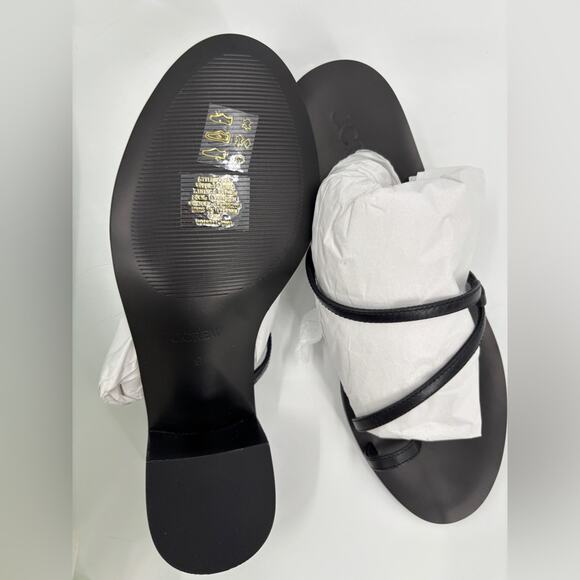 J.Crew Toe-ring block-heel sandals in leather - Picture 6 of 8